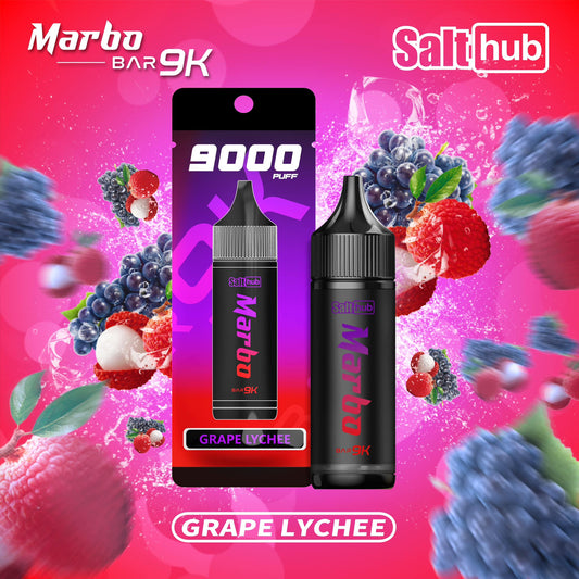 Marbo 9K 9000 puff Grape Lychee