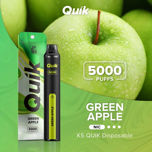 Quik 5000 puff Green Apple