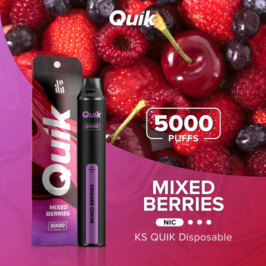 Quik 5000 พัฟมิกซ์เบอร์รี่